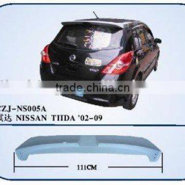 ABS REAR SPOILER FOR TIIDA 02-09