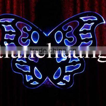 LED Moving Wings Angels / Blue Butterfly Wings for Dancers & Performers