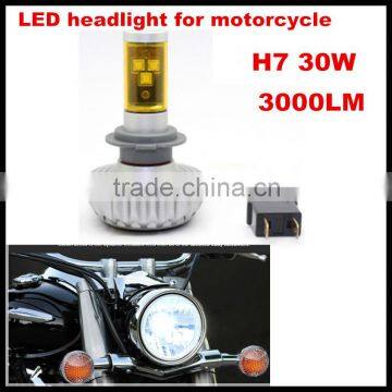 Motorcycle Motor Bike 2600lm 20W LED Lights lamp H6 H7 H4 Hi/Low Bulbs xenon white for Kawasakis Yamahas Harleys Headlamp