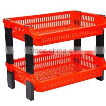 2 TIERS PLASTIC MULTI PURPOSE RACK 5514/2