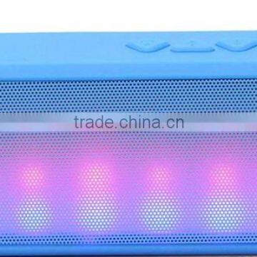 Mini X3S Colorful LED Lights Pulse Built-in mic Wireless Bluetooth 2.0 Speaker Support Handsfree TF AUX FM Radio for Smartphone