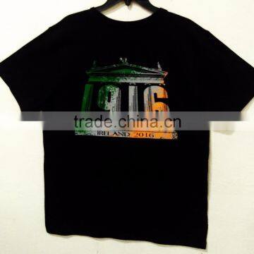 100% ORGANIC COTTON MENS T-SHIRT WITH PRINT