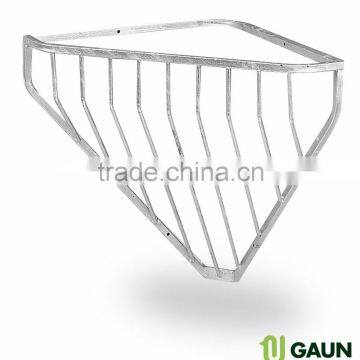 Galvanised corner hay rack for horses