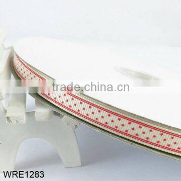 Decoration Grosgrain Ribbon Star Printed Ribbon Wholesale