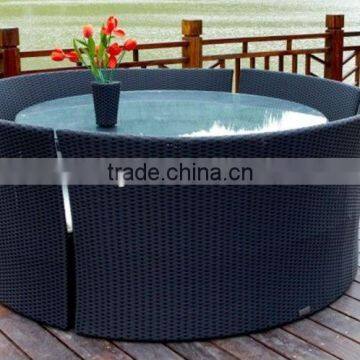 Outdoor PE wicker furniture dining set