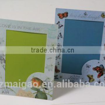 Photo frame card,fancy card, card with foot, spot UV card, butterfly card