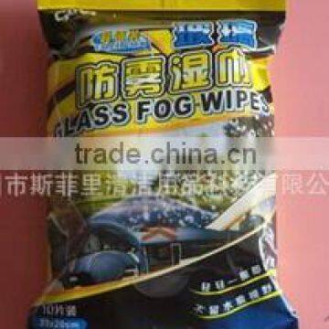 American supermarket hot sale car wipes, professional car glass cleaning wipes