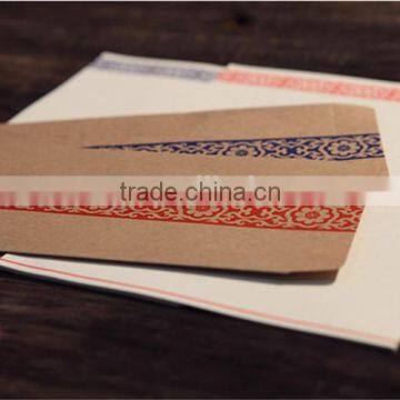 Chinese Style 120g Kraft Paper Envelopes 110*220mm photo-2