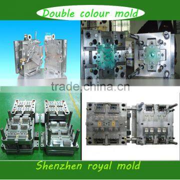 Shenzhen manufacture double colour molds plastic products making