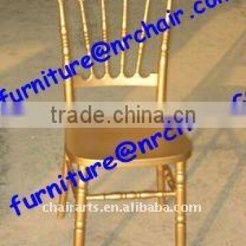 wholesale commercial furniture Wooden Napoleon wedding stacking chair