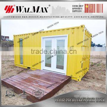CH-DS023 modular luxury vacation container house with glass window
