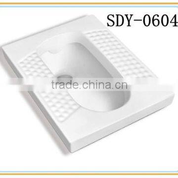 wholesale bathroom squatting pan wc toilet ceramic integrated s-trap wc pan toilet