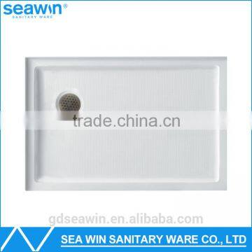 High Quality Bathroom Custom White Acrylic Shower Pan deep shower base