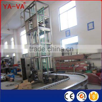 Factory customized vertical automated cargo box lift conveyor system