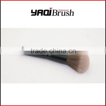 Synthetic hair powder brush wooden handle