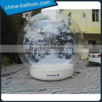 Christmas inflatable snow globe/ inflatable snow ball cheap price