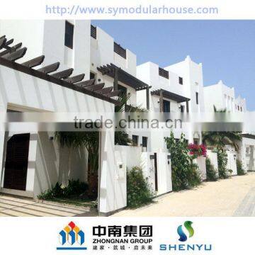 China Alibaba prefabricated light gauge steel luxury villa house