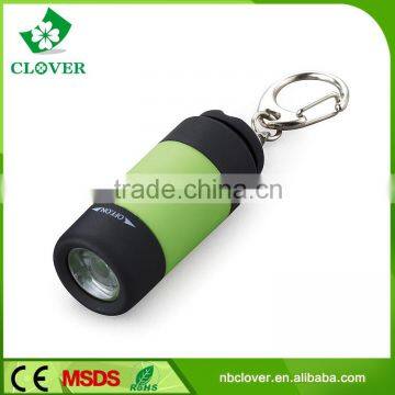 Plastic Flashlight 0.5W LED Flashlight Emergency Use Pocket Flashlight Keychain