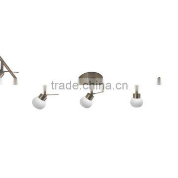 LED ceiling light manufactured with metal and glass material