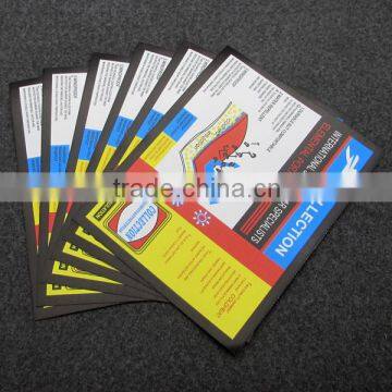 Clear Colorful Printing Special Material Labels For Clothing photo-4