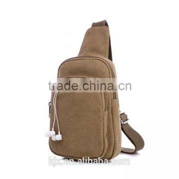 BA-1441 High Quality China Vintage Canvas Mens Chest Bag ,Vintage canvas man chest bag