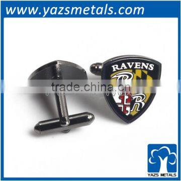 round enamel cufflink manufacturer with brand logo                        
                                                Quality Choice