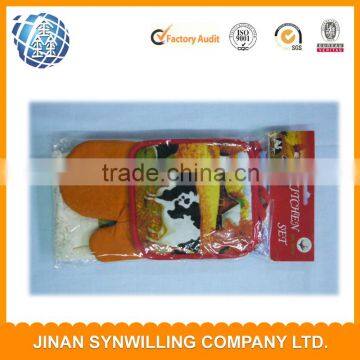 Cute Hello Kitty Lengthened Microwave Oven Gloves Mitts Cotton photo-2