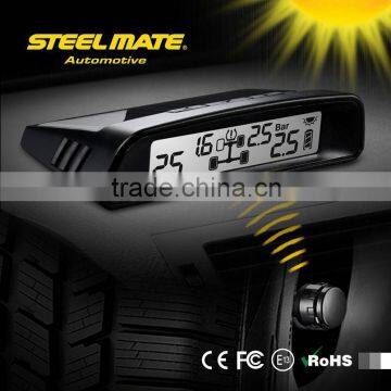 2015 SteelmateTP-S1 solar power tpms car hud display, tire pressure digital monitoring sensor, LED Monitor