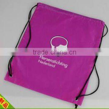 Wholesale White Satin Luxury Drawstring Bags For Handbag