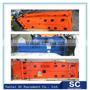 high quality box type hydraulic breaker,excavator impact breaker for sale