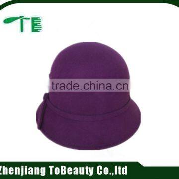 purple felt hat for ladies