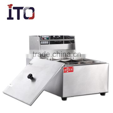 CI-15 Commercial hot food display warmer with 9 tanks