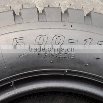 Heavy duty motorcycle tyre 500 12 500/12