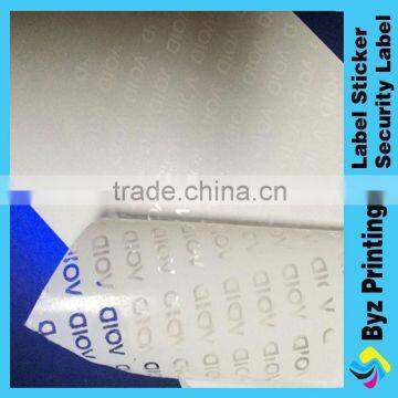 Hot Sale Anti-counterfeiting Warranty Void if Removed Label,security Void Sticker,ultra Destructible Vinyl in Lidun Brand photo-2