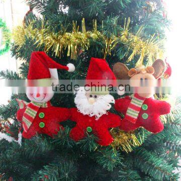 Christmas decorations Christmas tree decoration Christmas ornaments gift hanging pieces cloth pentagram pendant