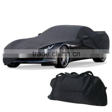 Satin Polyester Soft Stretch Indoor Auto Car Cover