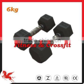 Hex Rubber Coated Dumbbell 1kg/2kg photo-6