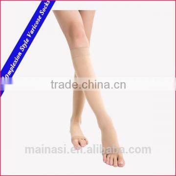 2016 Open Toe Knitted Elastic Compression Sock