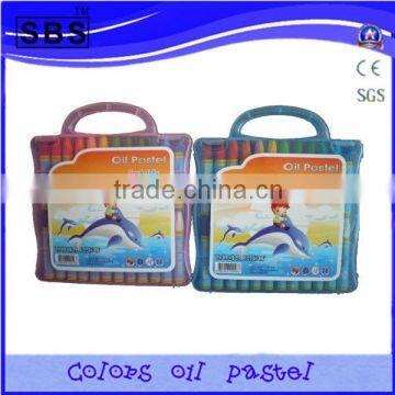 24 color oil wholesale pastel crayons in plastic box