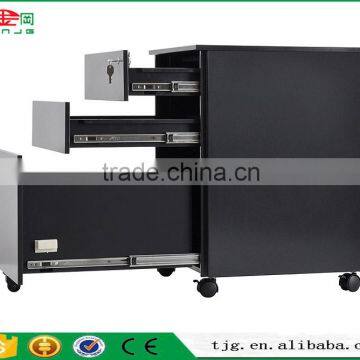 TJG Taiwan Metal 3 Drawer Mobile Pedestal Filing Cabinet Large Storage Space photo-3