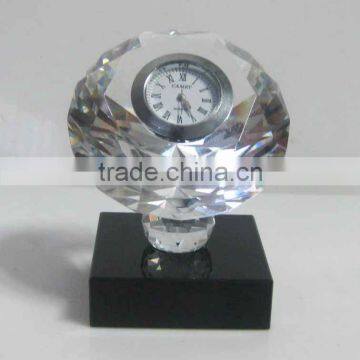 Elegant Crystal Desk Clock