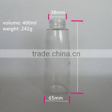 Glass bottles for liquor 400ml olive-shaped beverage glass bottle ,glass juice bottle