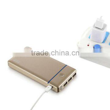 Hot Sale Unique Mode Super Slim Power Bank 20000mah With 4 Usb Output Port Charger For For iPhone4/5/6 iPad Smartphones