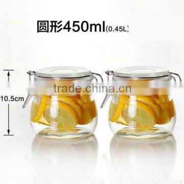 500ml Clear Kitchen Food Storage Airtight Seal Lock Lid Jar/glass Jar With Metal Clip