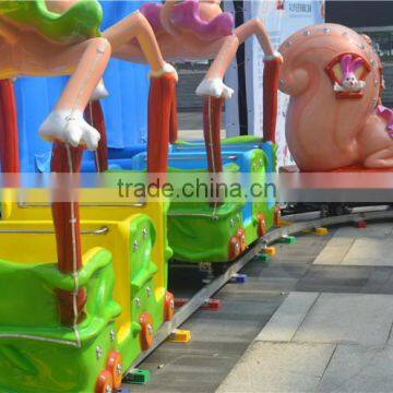 2015 China Cheap Kiddie Rides Mini Roller Coaster for Sale Car Racng Game Machine Amusement Park Equipment photo-5