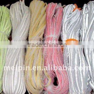 High Visibility Colourful Polyester Reflective Safety Piping For Garment