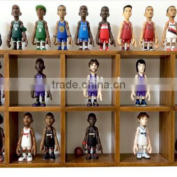 PVC 1:6 NBA stars action figure, plastic 1:6 NBA stars action figure, OEM 1:6 articulated figure