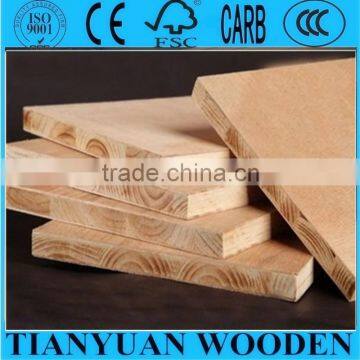 melamine faced blockboard/Veneered Block Board/laminated wood block board