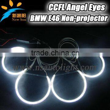 Non-Projector CCFL Angel Eye , High Quality Auto Part Halo Ring Headlights for BMW E46 A+B