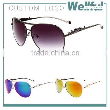 2014 New Fashion pilot Classic Colorful gafas de sol Rainbow Sunglasses